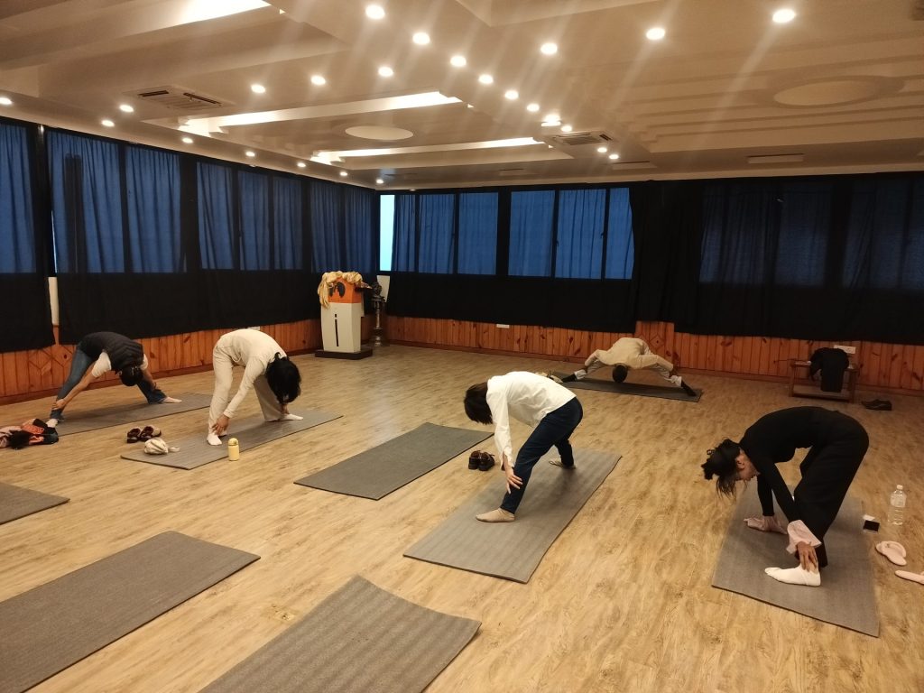 Morning Yoga with Chinese Guests at Shangrila Resort, Nagarkot 1 IMG20250501071745